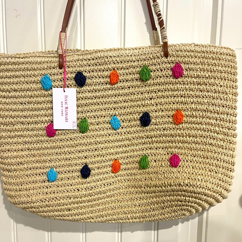 Isaac Mizarahi Straw tote